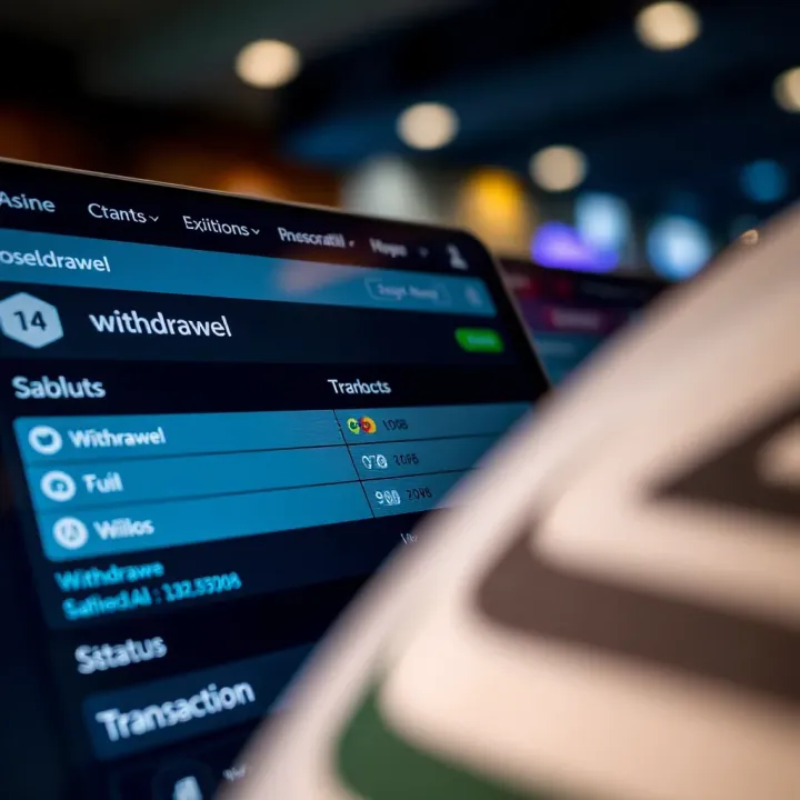 Overview of Withdrawal Features on Nigerian Betting Platforms User interface of a Nigerian betting site displaying withdrawal options and transaction status