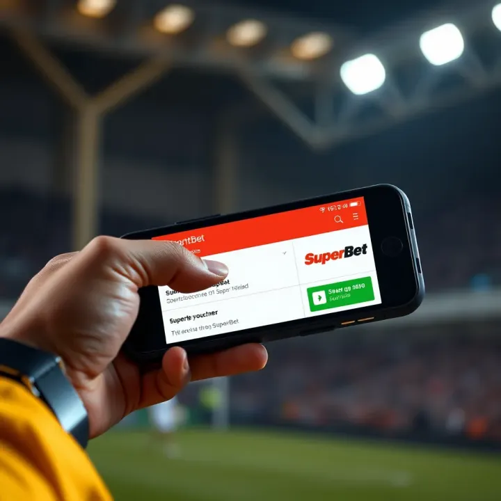 Converting SportyBet Code to SuperBet Voucher Illustration showing how to exchange a SportyBet code for a SuperBet voucher on a mobile device