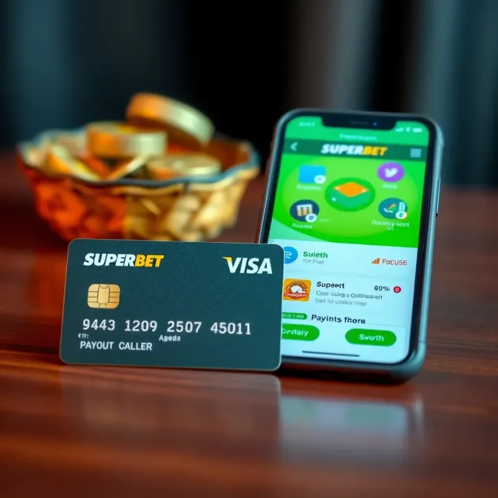 Digital Payment Options for Superbet Withdrawals in Nigeria Bank card and smartphone with digital wallet icons representing smooth payout options