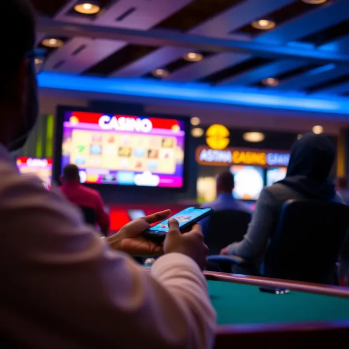 Secure mobile casino gaming concept highlighting safety and convenience without internet