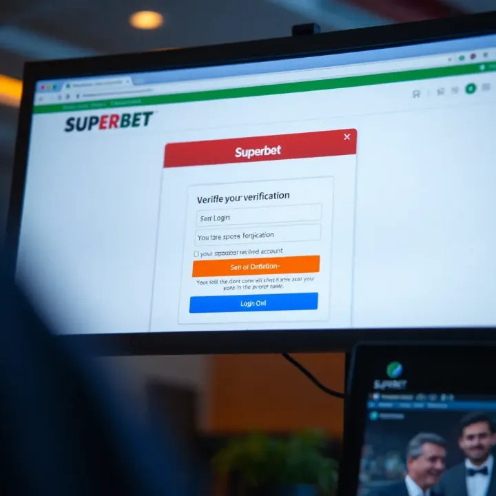 Verifying and Securing Your Superbet Account Secure account verification with email confirmation and secure login interface