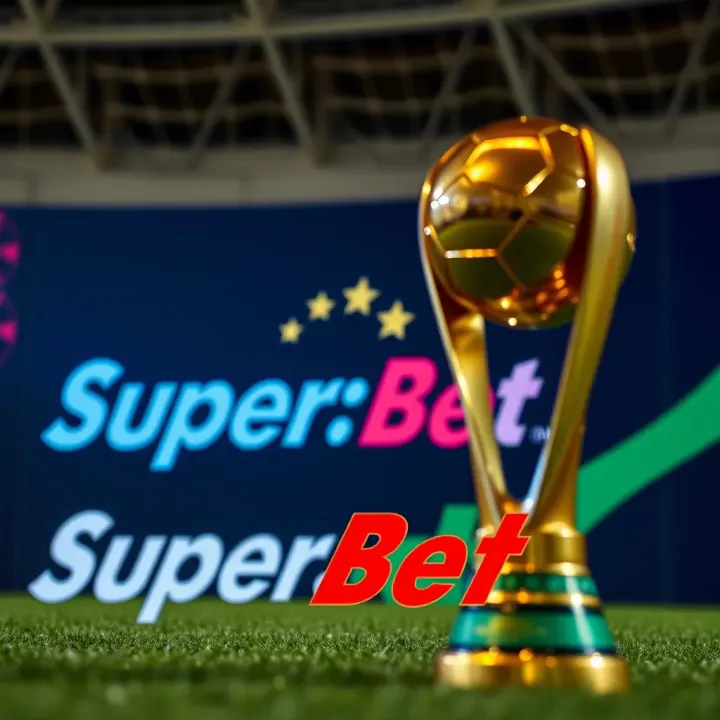 SuperBet Partnership Elevates Africa Cup of Nations Logo of SuperBet alongside the Africa Cup of Nations trophy symbolizing partnership and sponsorship