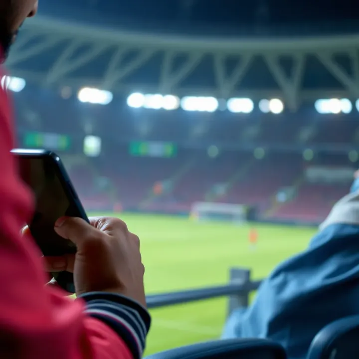 User placing a bet on popular football leagues using SuperBet's mobile app interface