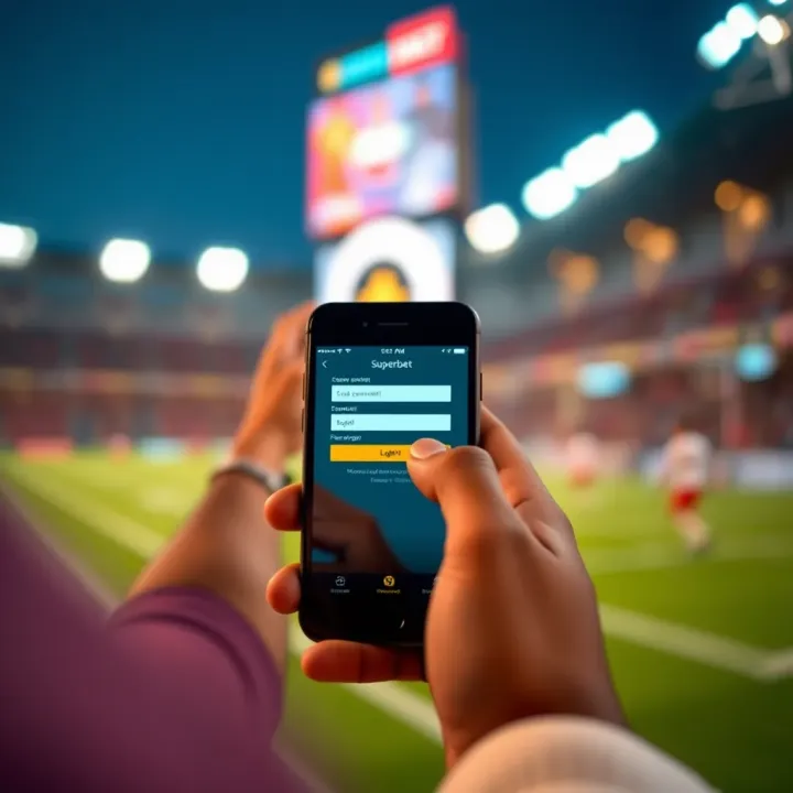 Account Management and Security on Superbet Mobile Lite in Nigeria Illustration of secure account management features on a mobile device for Nigerian users