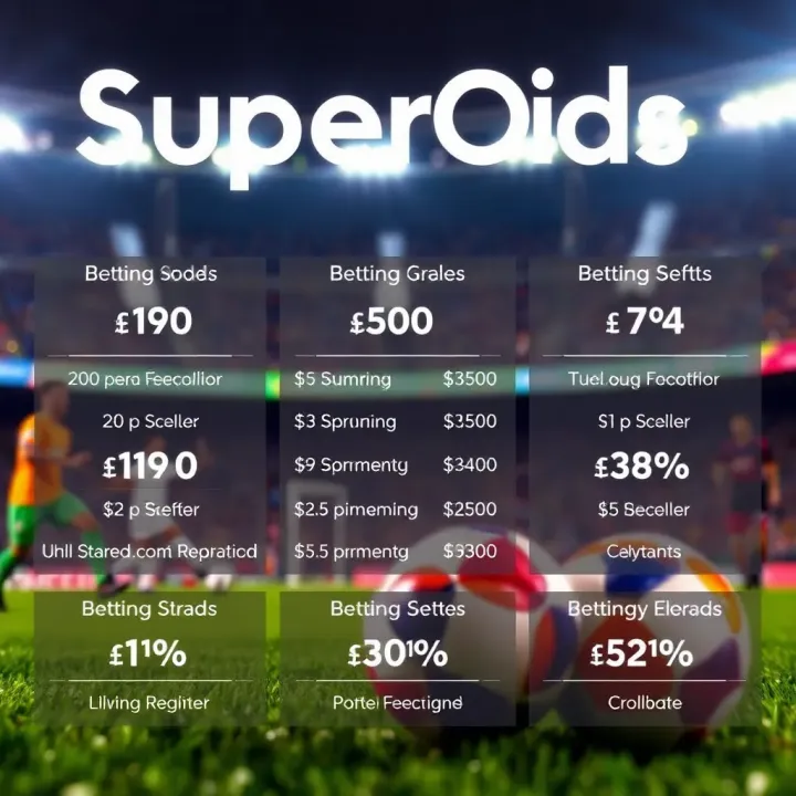 Betting Odds and Promotions for Nigerian Superbet Users Graphic depicting different types of betting odds and promotional offers tailored for Nigerian players on Superbet platform