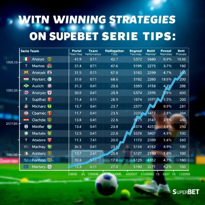 Winning Betting Strategies for Serie A on Superbet Graph showing recent team performances and betting odds tailored for Nigerian punters