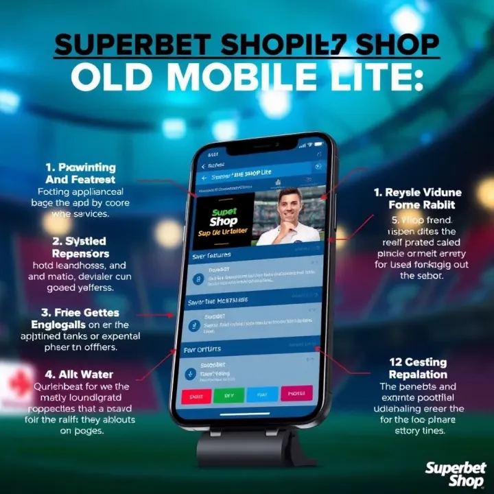 Core Features and Benefits of Superbet Shop Old Mobile Lite Graphic highlighting key features and advantages of Superbet Shop Old Mobile Lite for users with limited internet and older devices