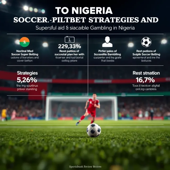 Effective Soccer Betting Strategies and Responsible Gambling in Nigeria Graph showing strategies for successful soccer betting and responsible gambling tips