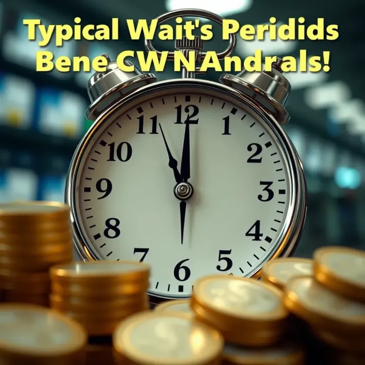 Typical Waiting Periods for Superbet Bank Transfer Withdrawals Graphic depicting clock with currency symbols indicating typical waiting periods for bank transfers in Nigeria