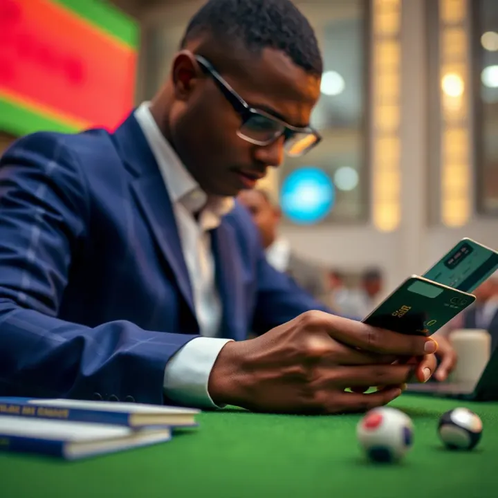 Illustration of secure online payment methods for SuperBet users in Nigeria