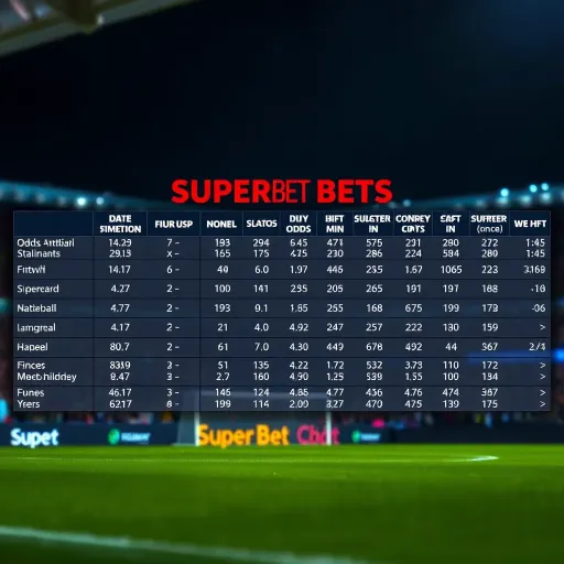 Interpreting Superbet Odds for HT FT Bets Chart showing how to read Superbet odds for HT FT bets