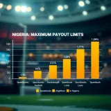 Graph illustrating maximum payout limits for Superbet Nigeria compared to other sportsbooks