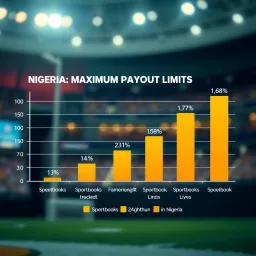 Comparison of Maximum Payout Limits Among Nigerian Sportsbook Operators Graph illustrating maximum payout limits for Superbet Nigeria compared to other sportsbooks