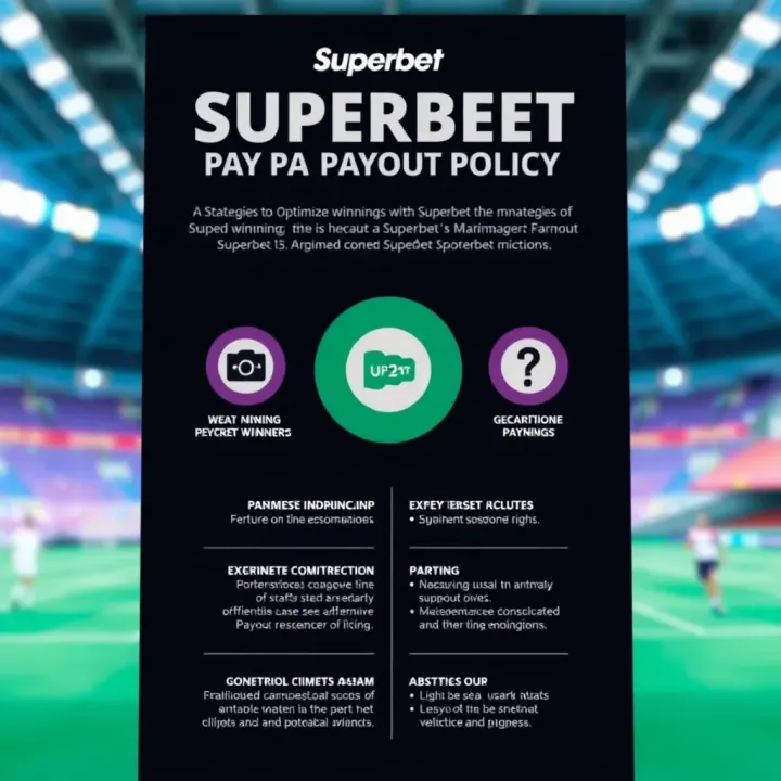 Strategies to Optimize Winnings Under Superbet's Maximum Payout Policy Infographic outlining tips to maximize winnings within Superbet payout restrictions