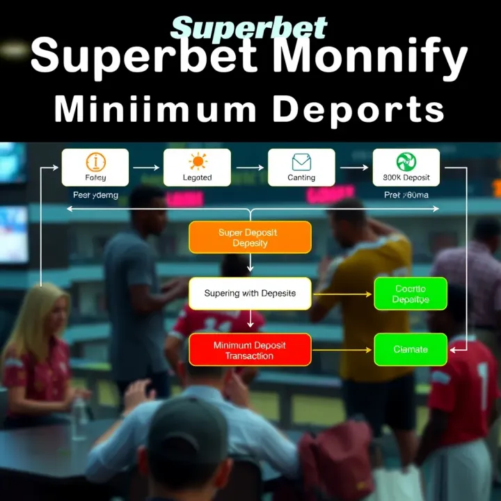 Illustration showing the flow of Superbet Monnify minimum deposit transactions for Nigerian bettors