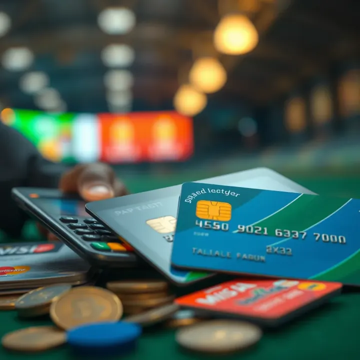 Illustration of payment methods including mobile money and bank cards suitable for Nigerian users funding Superbet UG accounts