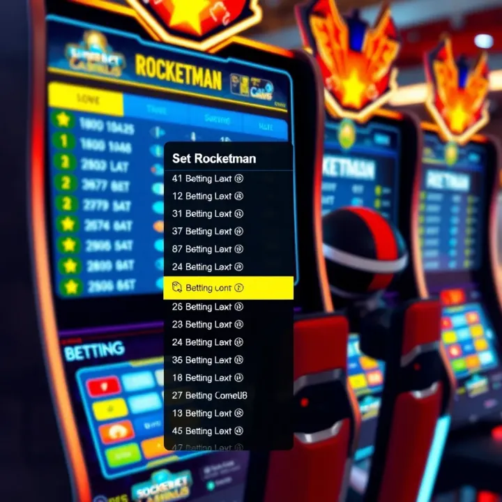 Illustration showing the interface of Superbet Rocketman game with betting options highlighted