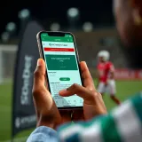 Close-up of Nigerian Superbet user holding smartphone displaying KYC verification screen