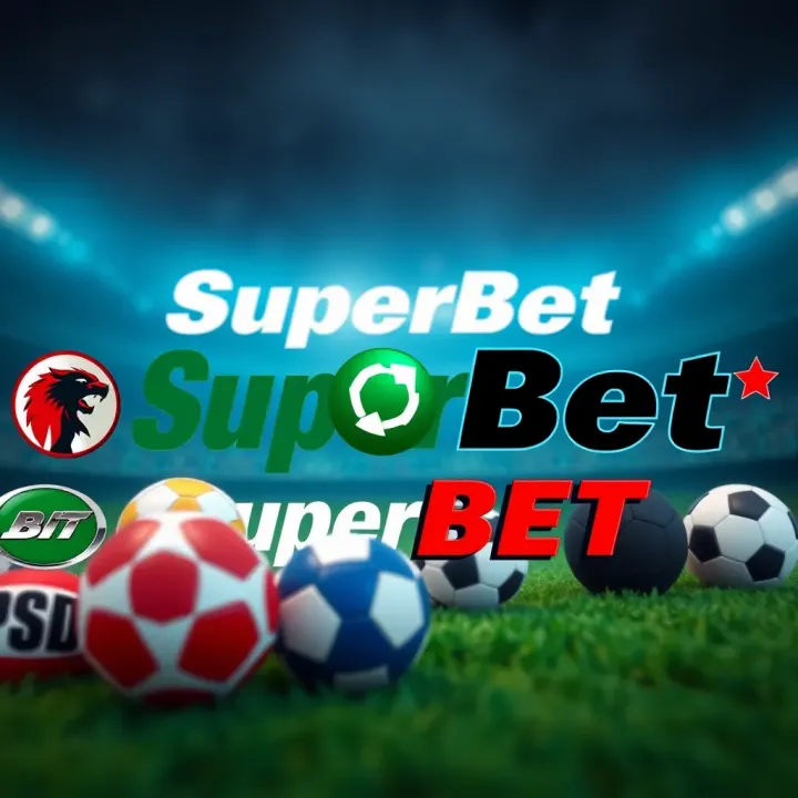 Competitive sports betting logos representing rivals challenging SuperBet's market share